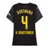 Borussia Dortmund Nico Schlotterbeck #4 Auswärtstrikot 2024-25 Kurzarm